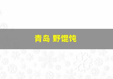 青岛 野馄饨